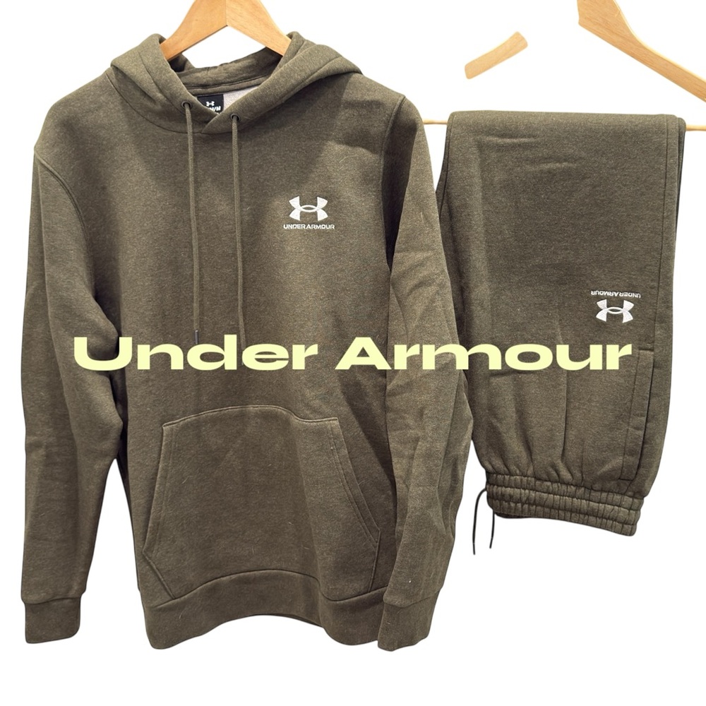Under Armour Olive Green Hoodie and Joggers Set